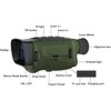 2.5K Digital Night Vision Monocular - 48MP HD with 8X Zoom & 2" Display for Camping, Wildlife Observation, Surveillance (Green) - 3 of 4