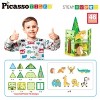 PICASSO-TILES Magnetic Tiles for Kids, Construction STEM Building Blocks Educational Toy - 4 of 4