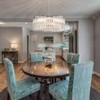 LLHZSY Mordern Glam Drum Crystal Chandelier Round Pendant Light for Kitchen Island -  8-Light 23 3/5"W x 8 7/10"H - 4 of 4