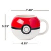 Silver Buffalo Pokemon Pokeball 20 Ounce 3D Sculpted Ceramic Mug - 3 of 4