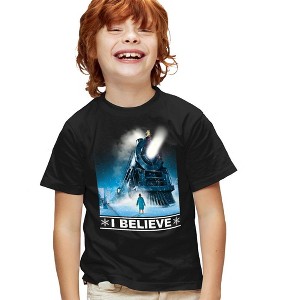 Boys' Short Sleeve the Polar Express I Believe T-Shirt - 1 of 4