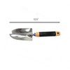 Gardener Select Gardening Metal Hand Held Trowel with Foam Grip, Black/Silver, 12.5in - 2 of 2