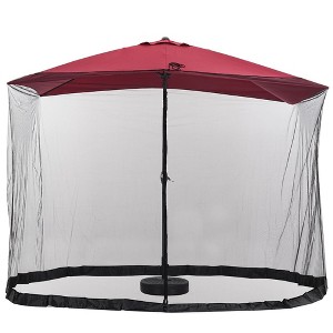 Ainfox 7.5-11 FT Patio Umbrella Mosquito Net with Zipper - 1 of 4
