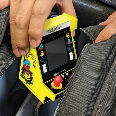 Yellow Mini Pac-Man Retro Arcade Machine with Full-Color Display