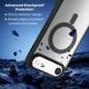 Entronix [Magnetic] Case Compatible with iPhone 17 Air - Translucent Matte Back w/ Rugged Edges - 3 of 4