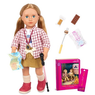 Our Generation Elissa 18'' Camping Doll & Accessories Set : Target