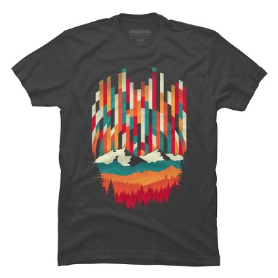 Men's Design By Humans Sunset in Vertical By digsy T-Shirt