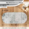 Evideco French Home Goods Decorative  Bath Mats – Ultra Absorbent Quick Dry Rug with Anti-Slip Rubber Backing - 4 of 4