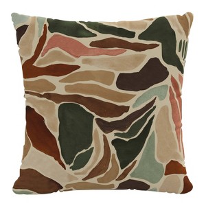 18"x18" Polyester Insert in Floral Square Throw Pillow - Skyline Furniture - 1 of 4