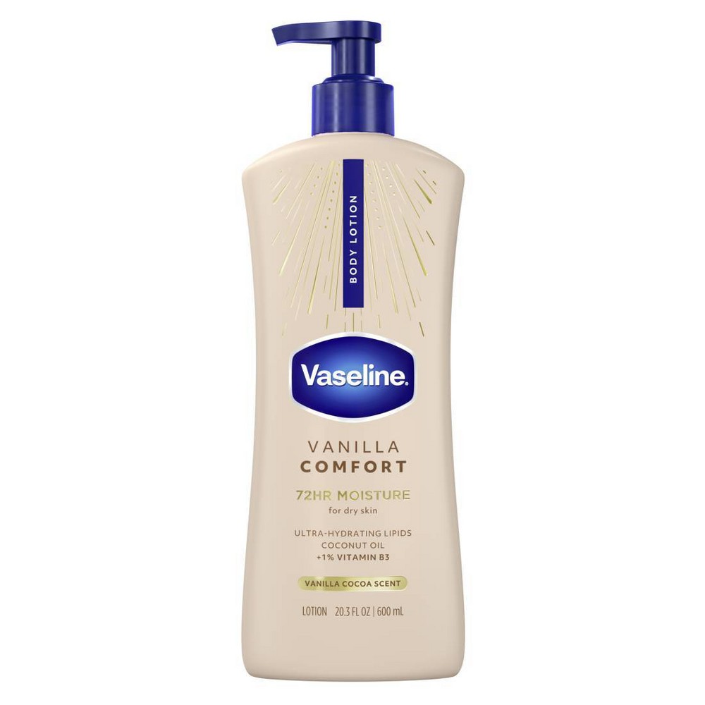 Vaseline Comfort Body Lotion - Vanilla - 20.3oz