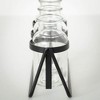 Sullivans 9.25" Bottle Vase Trio On Metal Base, Glass - 2 of 4