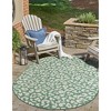 Unique Loom Outdoor Safari Leopard Animal Print Woven Area Rug - 4 of 4
