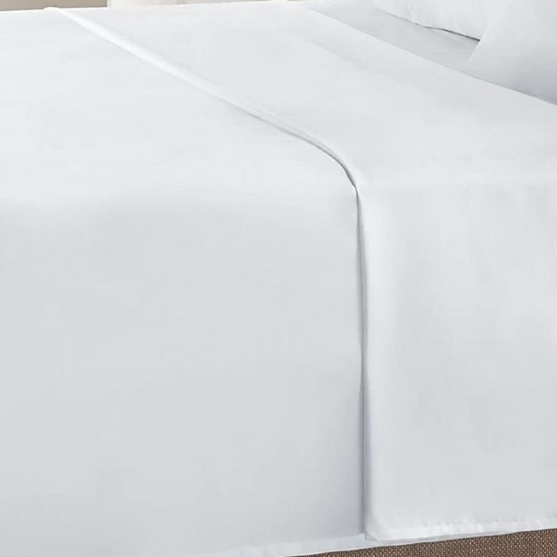 RT Designers Collection Modern Living 100% Pima Cotton Ultra Soft Sheet Set White, 3 of 4