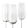Gibson 4 Piece 7.3 Ounce Flute Glass Set in Clear - 3 of 4