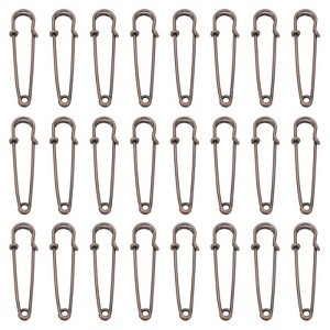 Unique Bargains Metal DIY Blankets Crafts Brooch Making Home Sewing Large Safety Pins 32 Pcs - 1 of 4