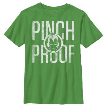 Boy's Marvel St. Patrick's Day Iron Man Pinch Proof T-Shirt