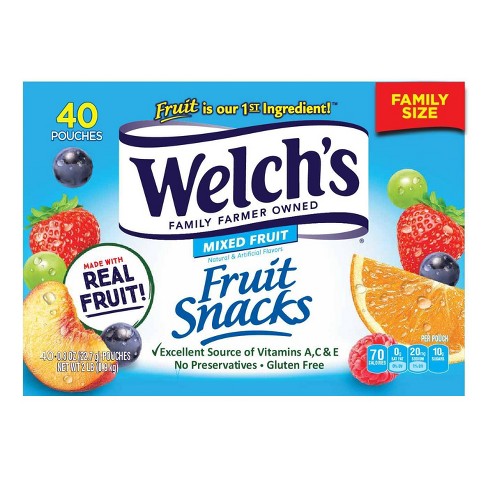 WELCH'S Fruit Snacks Mixed Fruit - 32oz/40ct - image 1 of 4
