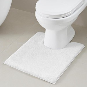 SEVOBAL Bathroom Rugs Bath Mat Rug Home Decor Carpet Shower Mat Non-Skid for Toilet Side Floor Shower Room Bathroom, White, 24"*20"*0.75" - 1 of 4