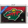 Trends International NHL Minnesota Wild - Logo 15 Framed Wall Poster Prints - 3 of 4