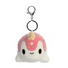 Aurora Mini Vanilla-Berry Nomwhal Clip-On Tasty Peach Enchanting Stuffed Animal White 4" - 2 of 4