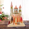 Cody Foster 18.5 Inch Frostfield Manor Christmas Trees Deer Village Buildings - 2 of 4