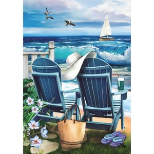 Briarwood Lane Garden Flag 12x18 For Outdoor Seaside Escape Summer For Summer Garden Flag Flags For Outside - 1 of 4