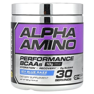 C4 / Cellucor Alpha Amino™, Performance BCAAs, Icy Blue Razz, 13.4 oz (381 g) - 1 of 3