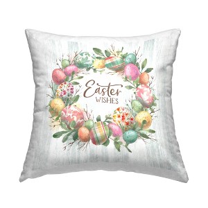 Stupell Industries Easter Wishes Wreath - 1 of 3