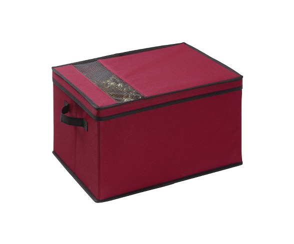 2pk Holiday Storage Box Red - Neu Home