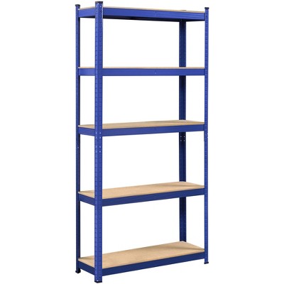 Yaheetech 5-Tier Shelf Steel Shelving Unit Storage Rack