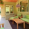 Novogratz x Globe Salvador 1-Light Plastic Rattan Shade Outdoor Plug-In Pendant - Globe Electric: ETL Listed, Metal Body, No Switch - 2 of 4