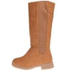 bebe Girl's Fashion Boots, Tall Knee-High Comfy Chelsea Boots with Elastic Gore and Padded Counter for Girls - 3 of 4
