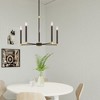 Livex Lighting Karlstad 5 - Light Chandelier in  Bronze/Satin Brass - 2 of 4