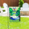 Evergreen Flag Elegant Sturdy Black Metal 3 Piece Garden Flag Stand - 15" Long x 42" High - 3 of 4