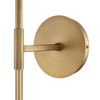 Nathan James (Set of 2) Millie Plugin Wall Sconce Light Fixtures Cotton Shade/Brass - 3 of 4