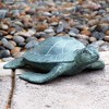 SPI Home Garden Turtle Metal Sculpture – Nature-Inspired Decorative Turtle for Lawn, Patio, or Porch Display, 17" Wide - 2 of 3