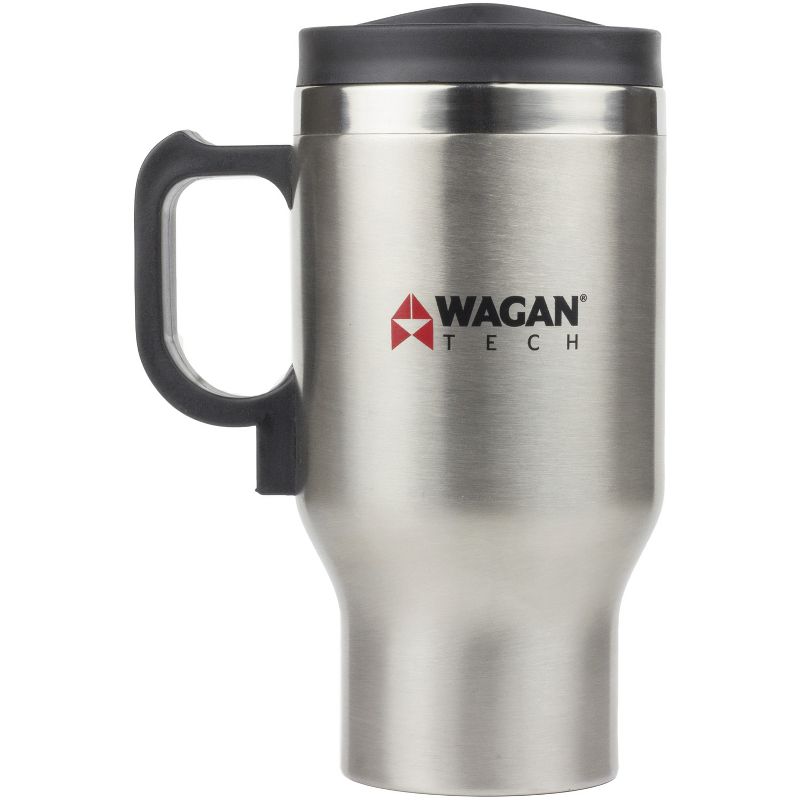 Wagan Tech® 12-Volt Deluxe Double-Wall Stainless Steel Heated Travel Mug, 3 of 10