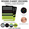 Big Dot of Happiness Set the Pace - Running - Track, Cross Country or Marathon Party Small Round Candy Stickers - Party Favor Labels - 324 Count - 3 of 4