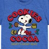 Boys' - Peanuts - Snoopy Christmas Cookies and Cocoa Short Sleeve Graphic T-Shirt - 2 of 4