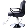 DOMETOUR All Purpose Heavy Duty Hydraulic Barber Chair for Salon, Reclining Extra Wide Seat, Spa Furniture Beauty Hair Salon Equipment - 3 of 4