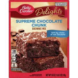 Betty Crocker Supreme Chocolate Chunk Brownie Mix - 18oz