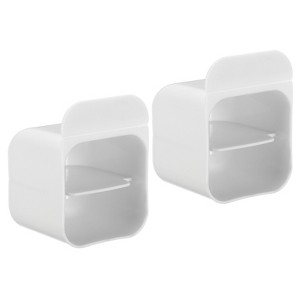 Unique Bargains Plastic Creative Large Capacity Self-Adhesive DIY Screen Pen Holder 2 Pcs - 1 of 4