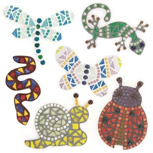 Mosaic Garden Buddies Craft Kit (Pack of 6) - 1 of 2