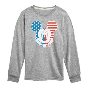 Boys' - Disney - Americana Long Sleeve Graphic T-Shirt - 1 of 4