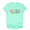 Simply Sage Market Teacher Bright Varsity Short Sleeve Tee - 2 of 4