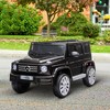 Aosom 12V Kids Electric Car, Mercedes Benz G500 Licensed Ride on Truck for Kids with Remote Control, Headlights, Music, Suspension, Storage - 2 of 4