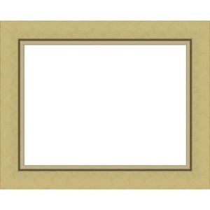 Amanti Art Landon Gold Framed Dry Erase Magnetic Board - 1 of 4