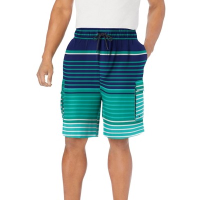 KingSize KS Island Mens Big & Tall Double Stripe Board Shorts 