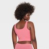 Women's Modal Blend Cropped Tank Top - Auden™ - 4 of 4