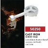 GasOne High Pressure Cast-Iron Burner Head with Brass Fitting Orifice, 50250.0 - 3 of 4